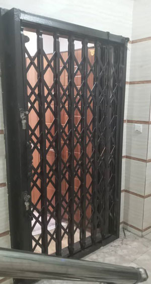 درب آکاردئونی مدل تمام گل، دوجداره ۴لایه