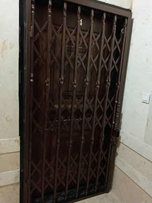 درب آکاردئونی مدل دوبل ۳-لایه پرچ مخفی