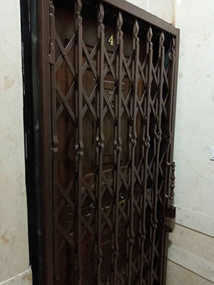 درب آکاردئونی مدل دوبل ۳-لایه پرچ مخفی