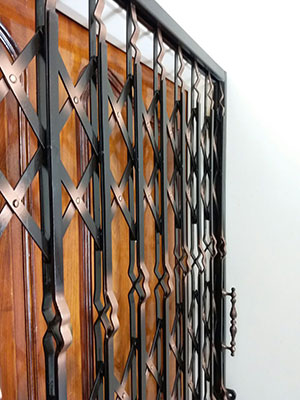 درب آکاردئونی مدل دوبل ۳-لایه پرچ مخفی