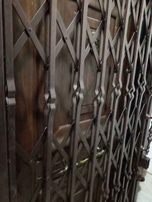 درب آکاردئونی مدل دوبل ۳-لایه پرچ مخفی